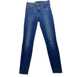 Gap 1969 Resolution‎ True Skinny High Rise Denim Jeans Womens 28 Regular